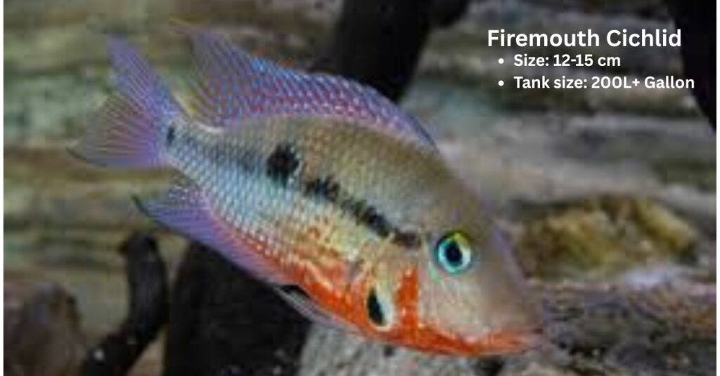 Firemouth Cichlid fish
