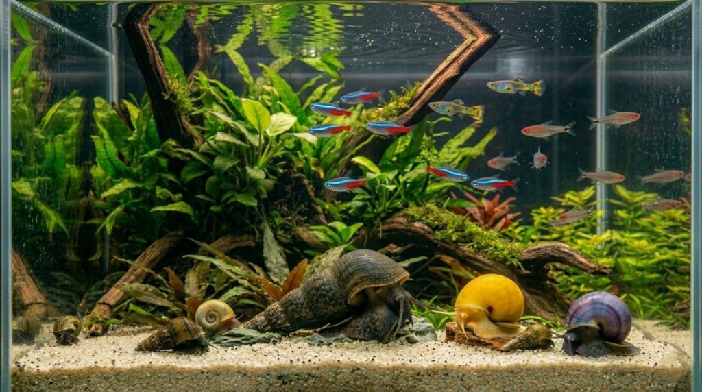 Healthy Aquarium Ecosystem